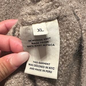 Women's Crew Neck Sweater - Tan